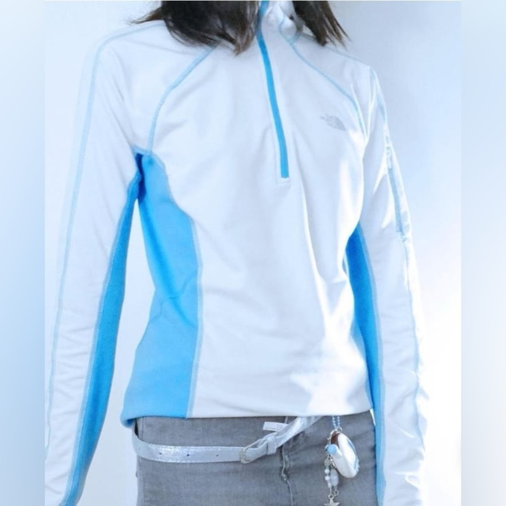 The North Face quarter zip outdoor hoodie